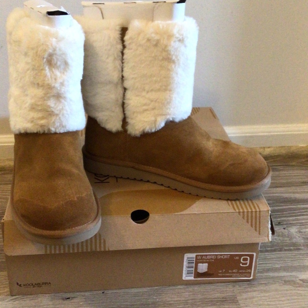 Kookaburra by UGGS Women's Brown and Cream Winter Boots